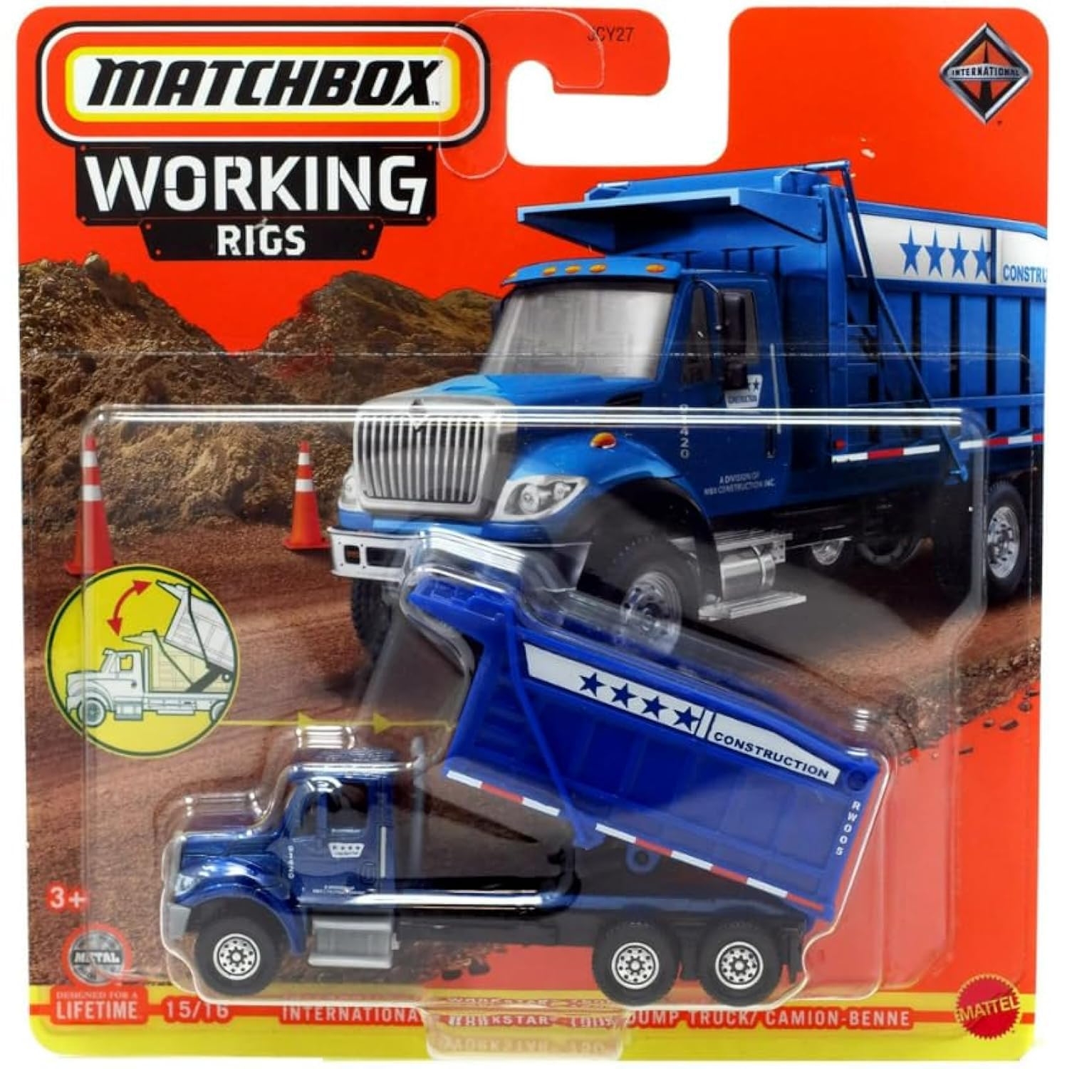 Amazon.com: Matchbox Working Rigs International Workstar 7500 Dump