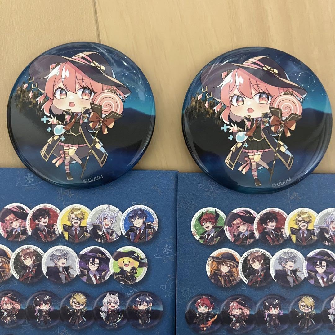 Amazon.co.jp: カラフルピーチ 缶バッジ のあ からぴち 魔法学園 2個