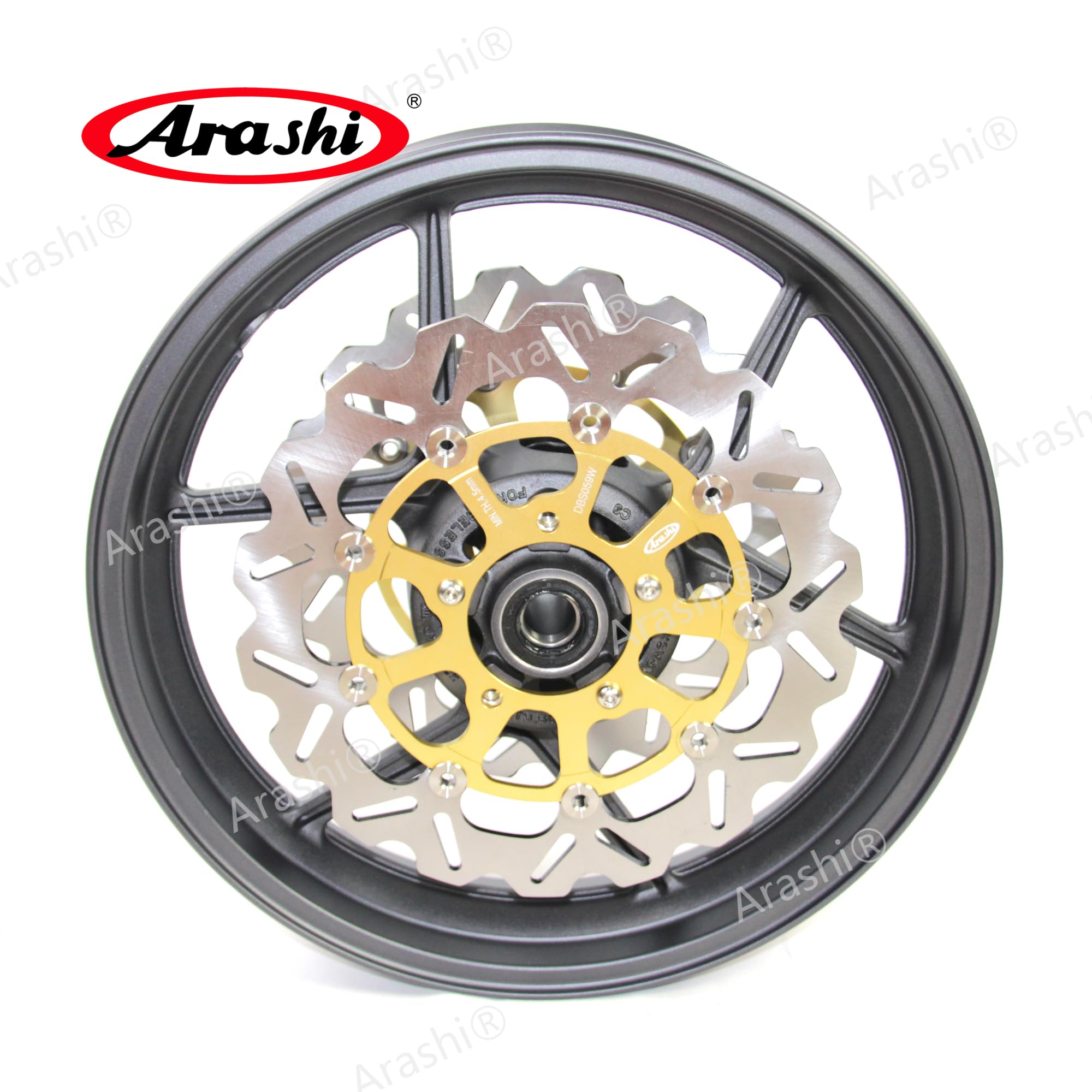 Amazon | Arashi フロントホイールリムとブレーキディスクローター