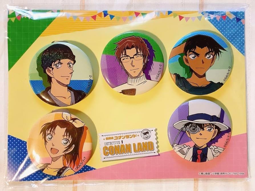 名探偵コナン コナンランド 缶バッジ 58点セット 名探偵コナン コナン