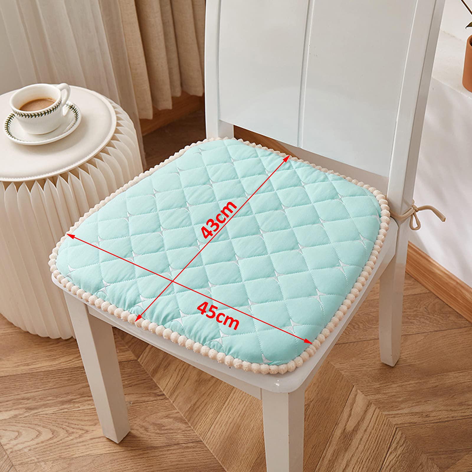 Amazon.co.jp: ダイニングチェア クッション、4枚 セット 洗える 椅子