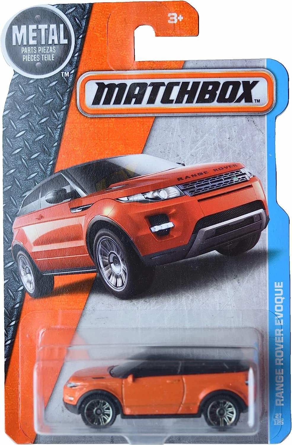 Amazon.com: Matchbox Orange Range Rover Evoque Metal Diecast Car 1