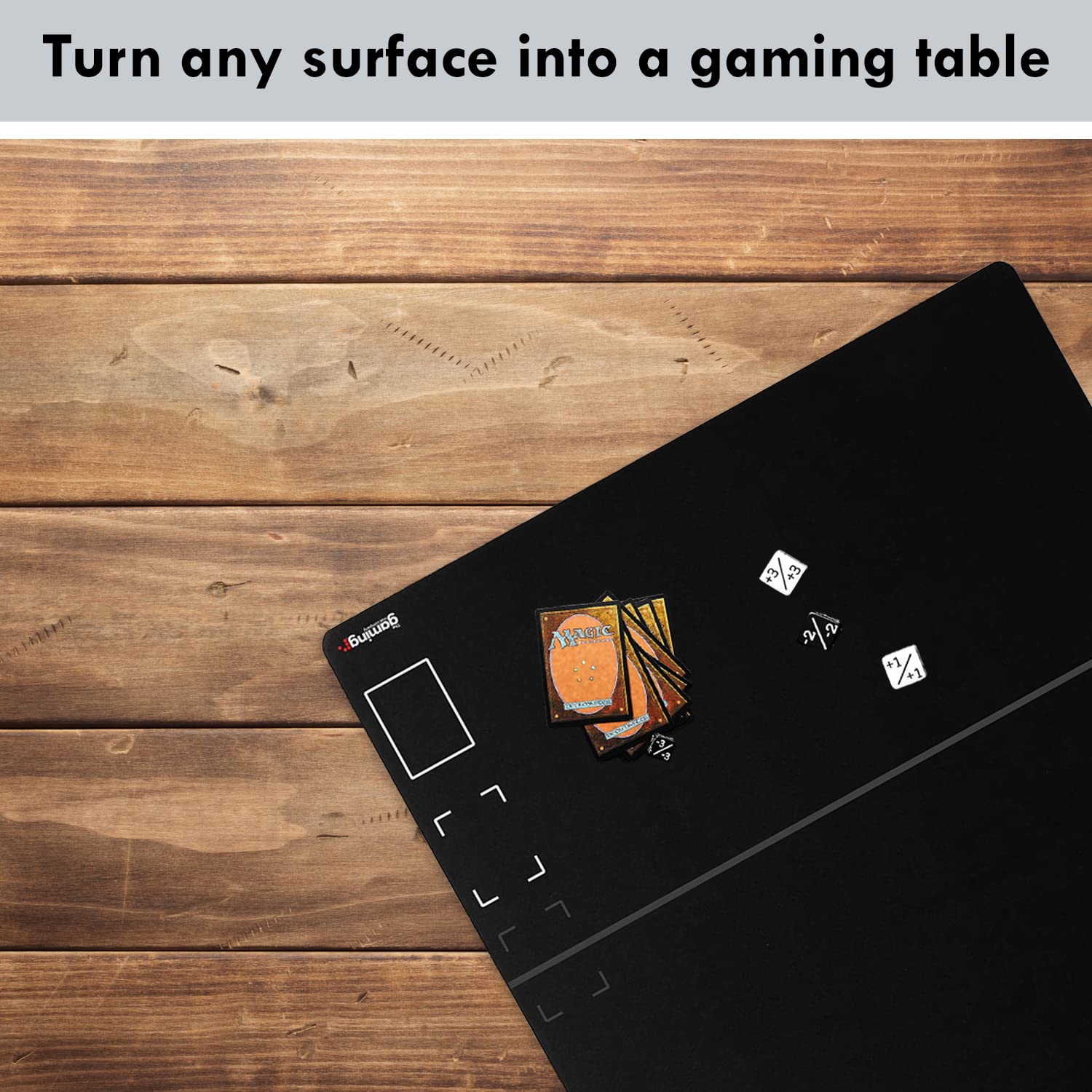 Amazon | The Gaming Mat Company 特大 28.3インチ x 28.3インチ x