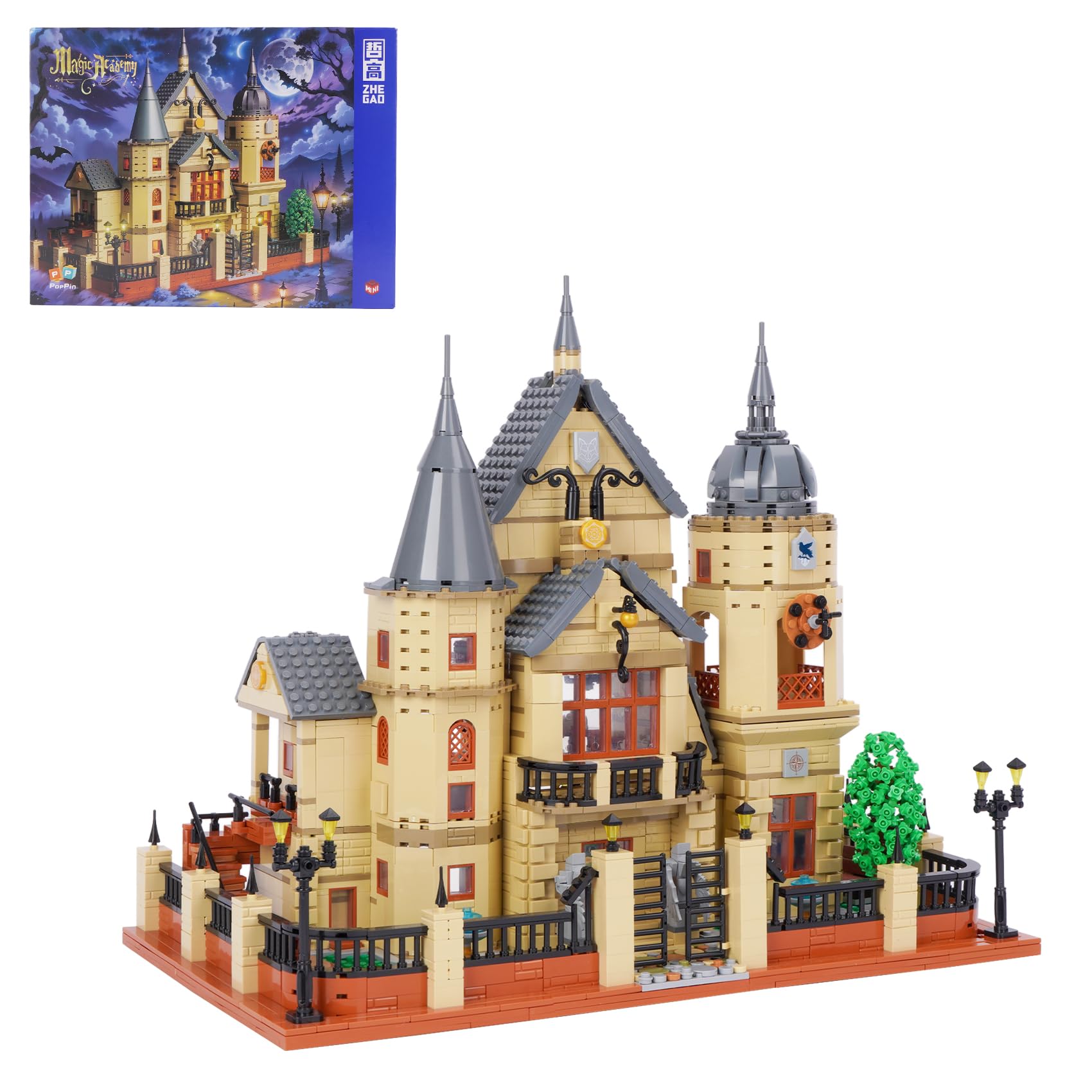 Amazon.co.jp: Oichy 魔法の城 ミニブロック 建物 お城 おもちゃ