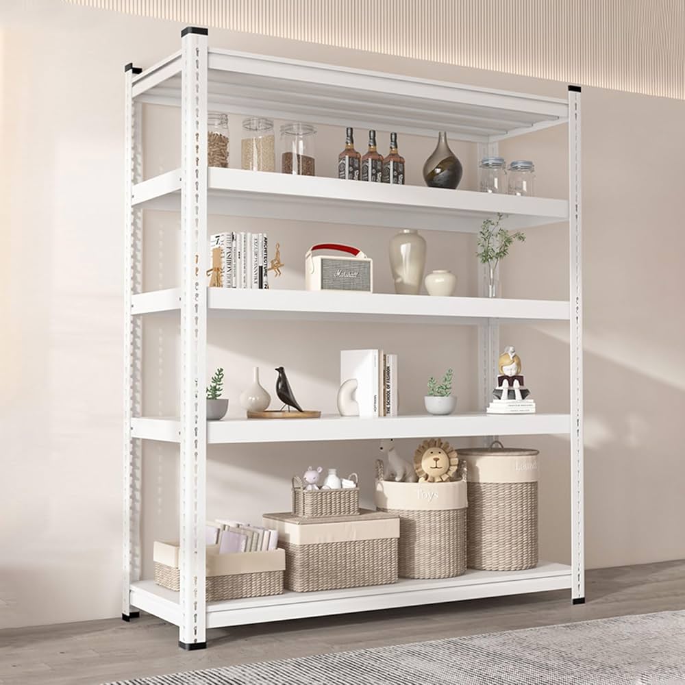 Amazon｜MUista メタルラック スチールラック 棚 ラック 5段 丈夫 高耐