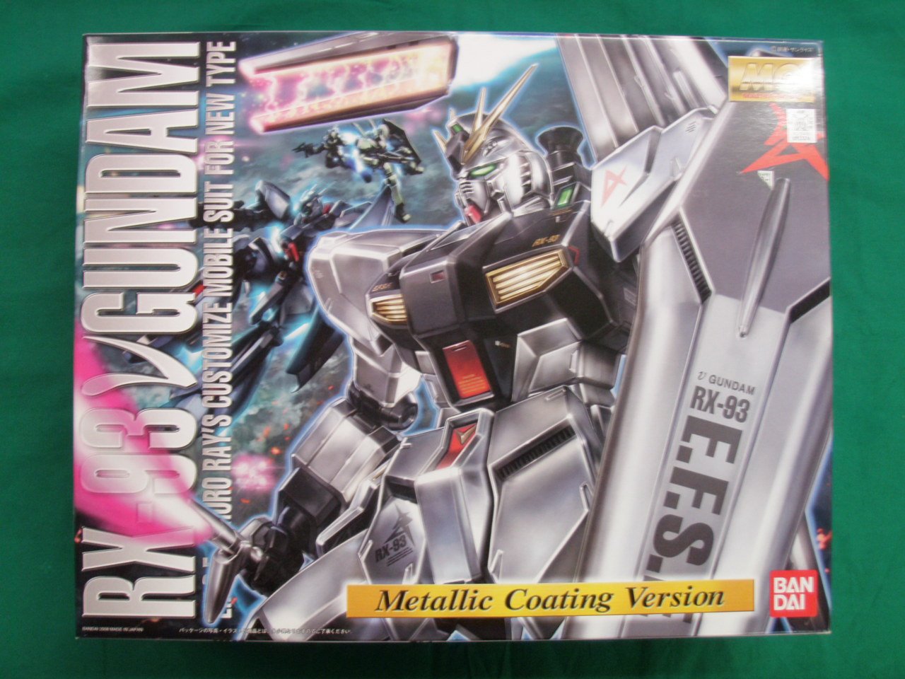 Amazon | MG 1/100 RX-93 νガンダム メタリックコーティングバージョン