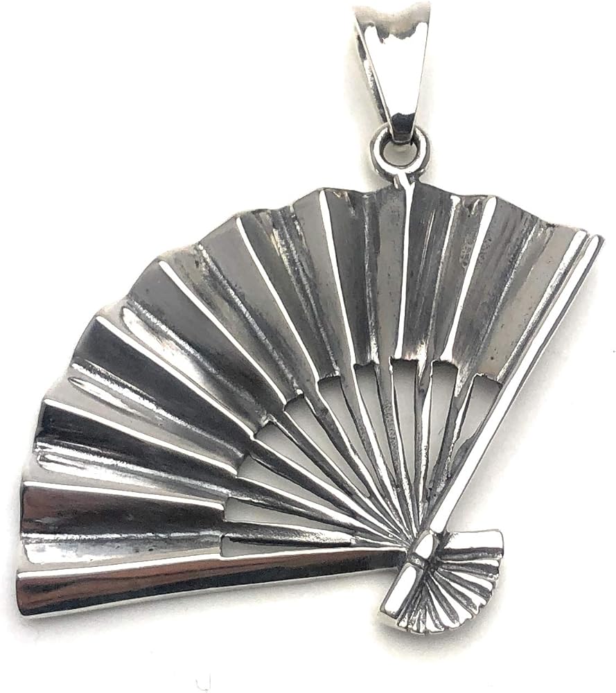 Amazon | 【silver925 PLUS】扇子ペンダント【シルバー925/扇/扇子