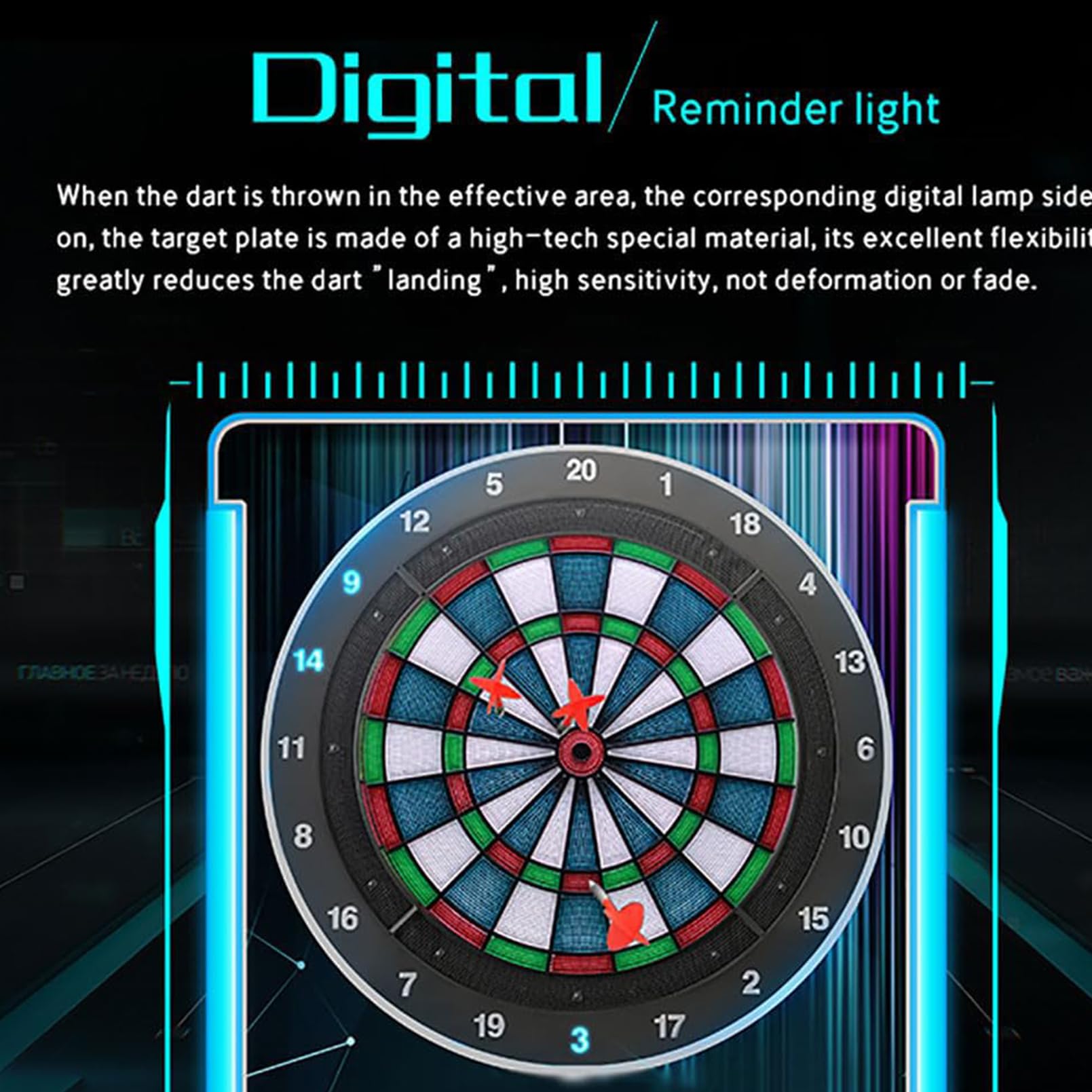 Amazon.co.jp: 商用電動デジタルダーツボード、15.5インチスマート