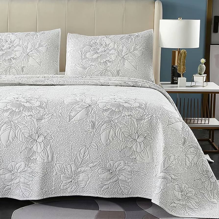 Amazon｜ベッドスプレッド おしゃれ ベッドカバー キルト ソファカバー