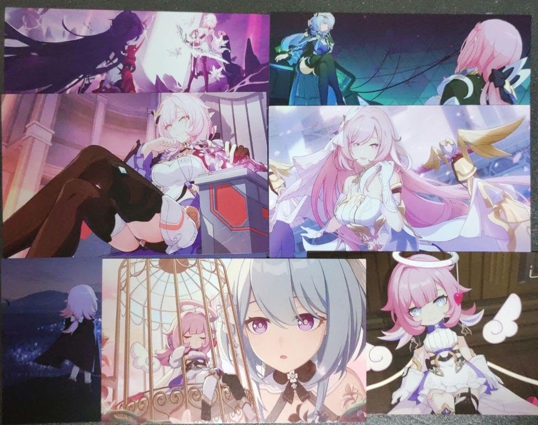 Amazon.co.jp: 崩壊3rd エリシア 妖精エリ他 イラストカード ポスト