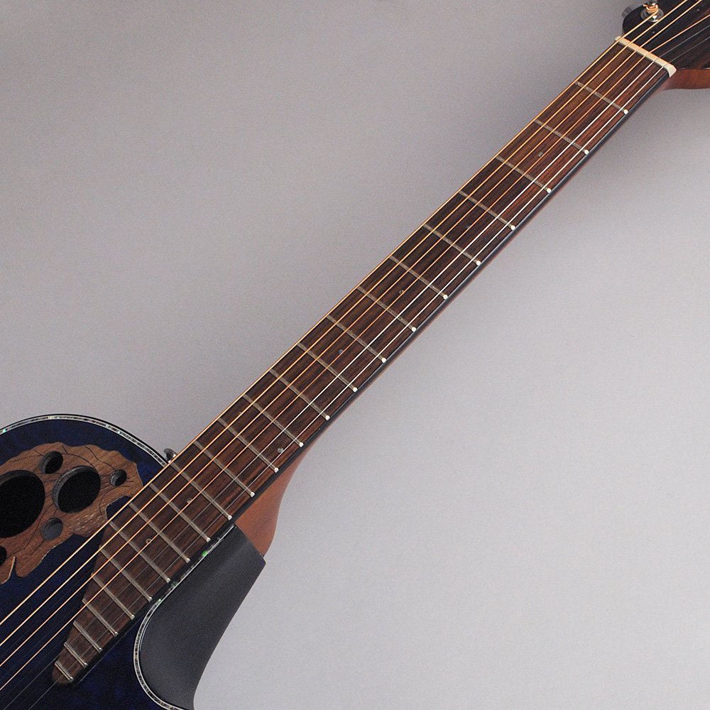 Amazon | Ovation Celebrity CE44P 8TQ Blue Transparent Quilt Mid