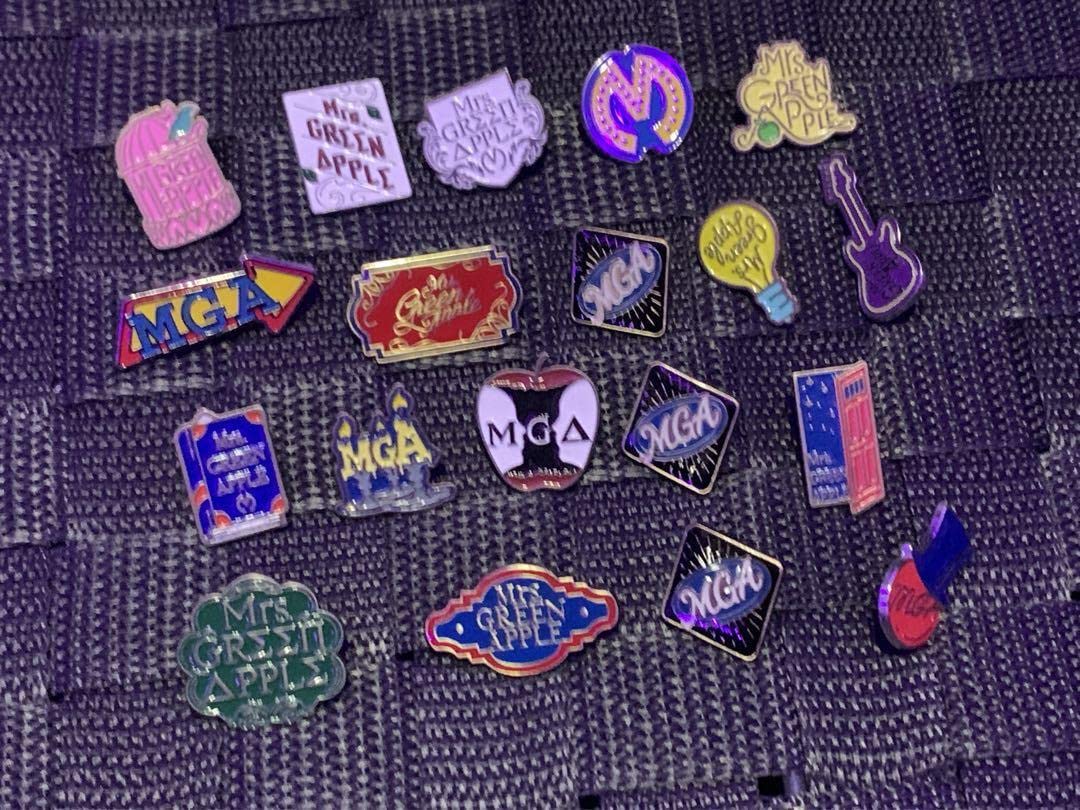 Amazon | Mrs. GREEN APPLE ピンバッジ 缶バッジ アクキー ミセス