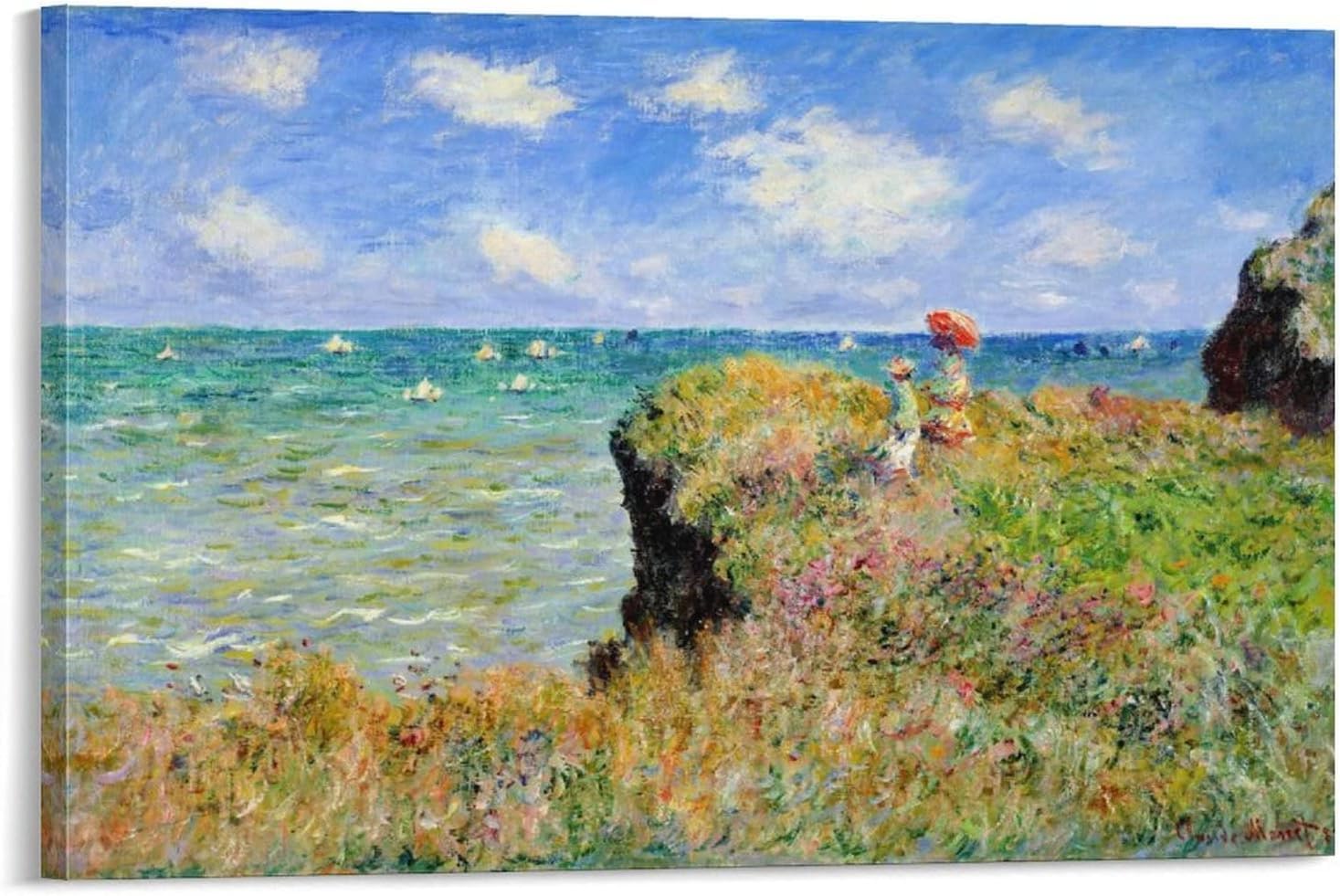 Amazon.co.jp: Claude Monetクロード・モネ画家の作品「プールヴィルの