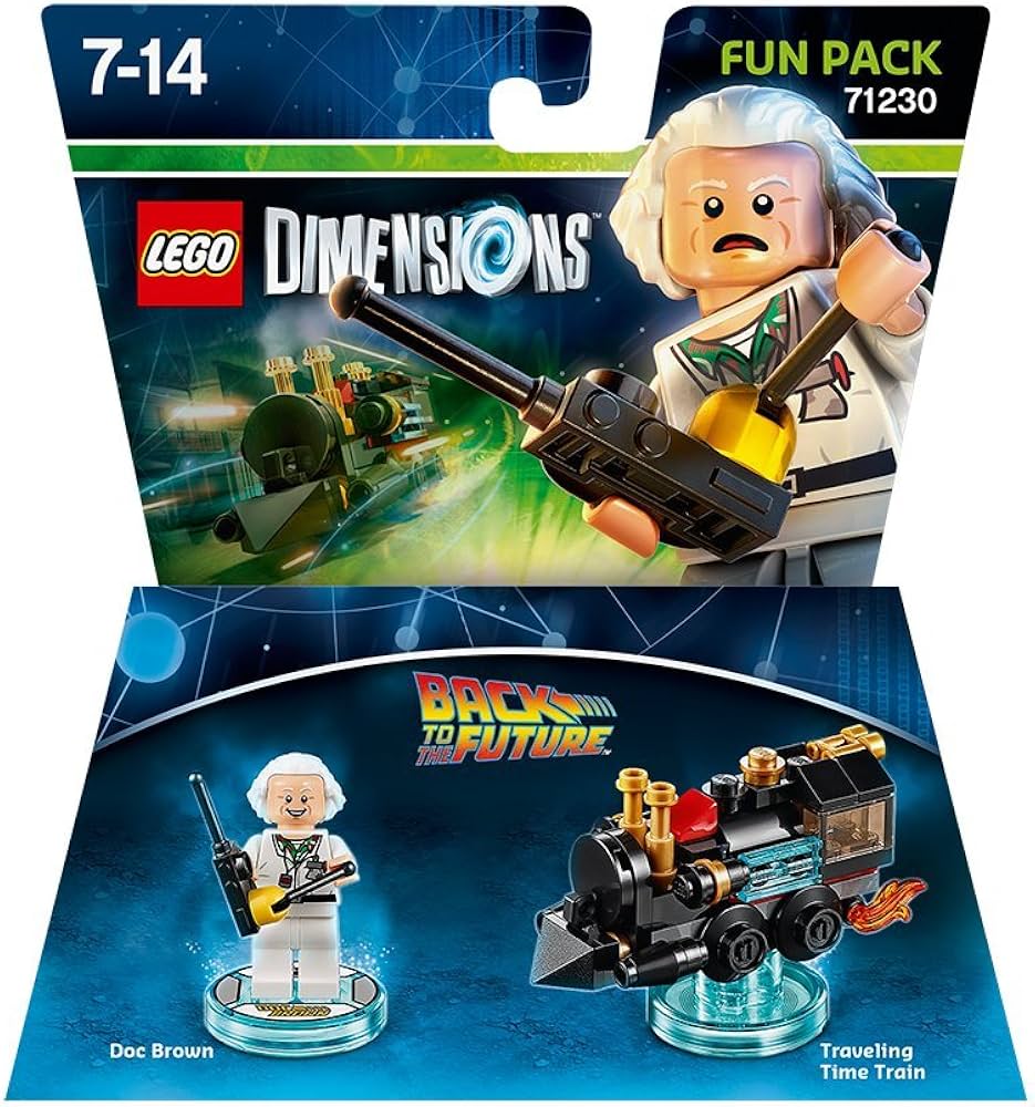 Amazon.com: LEGO Dimensions: Fun Pack Back To The Future Doc Brown