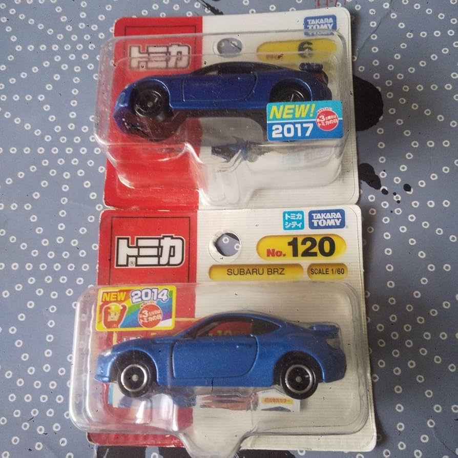 Amazon.co.jp: トミカ No.6 No.120 SUBARU スバル BRZ 2台セット 廃盤