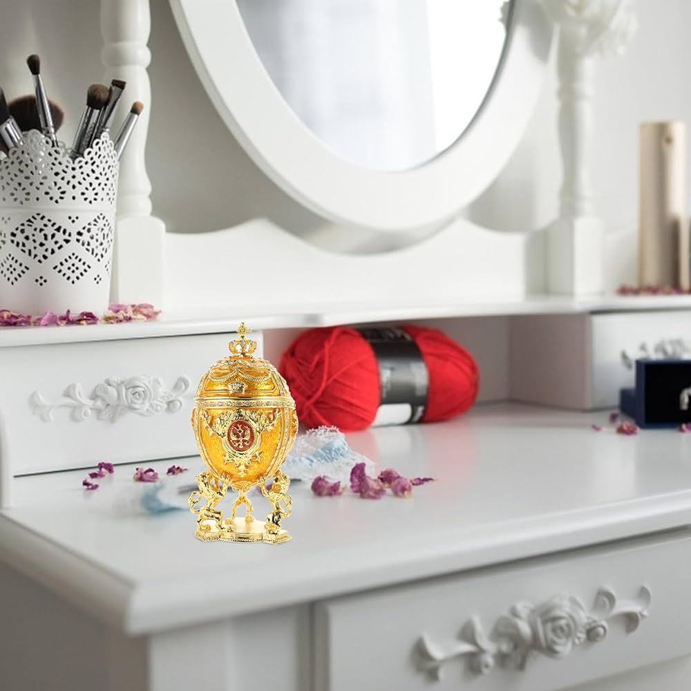 Amazon｜Ciieeo 箱 の 石 インペリアルエッグ ファベルジェの卵小物