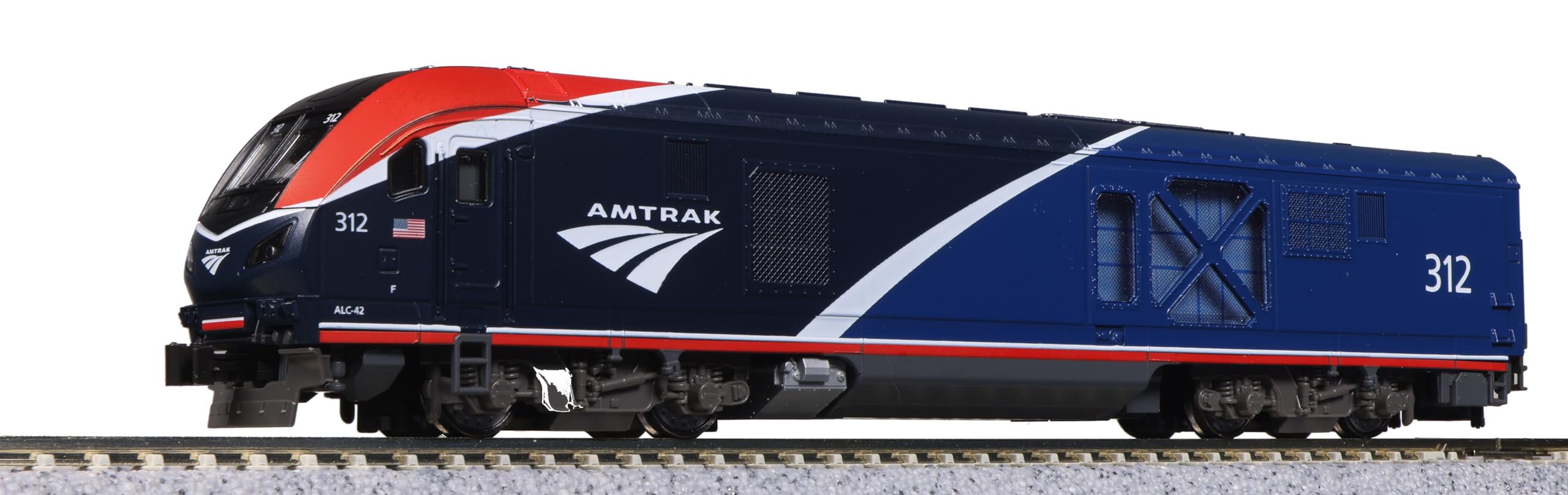 Amazon.com: 17736-L ALC-42 CHARGER AMTRAK PHASE VII #312 : Toys