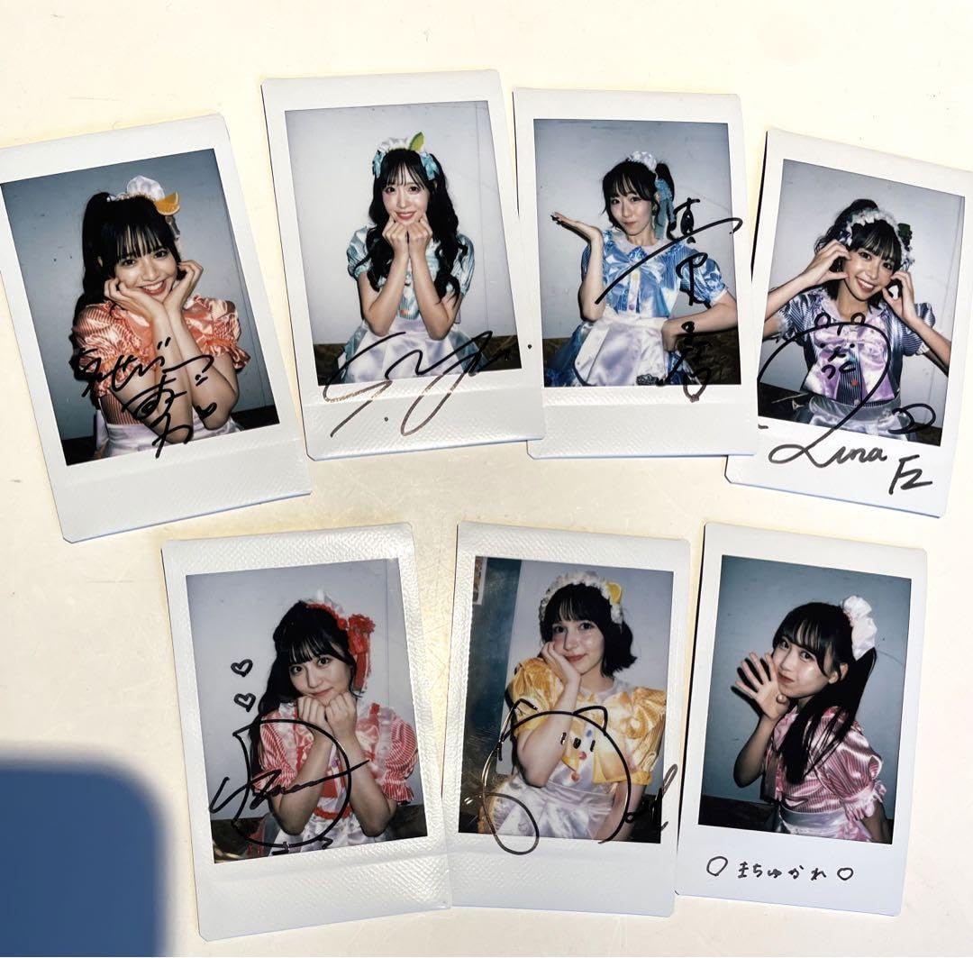 Amazon.co.jp: 可FRUITS ZIPPERメンバー全員直筆サインチェキ ホビー