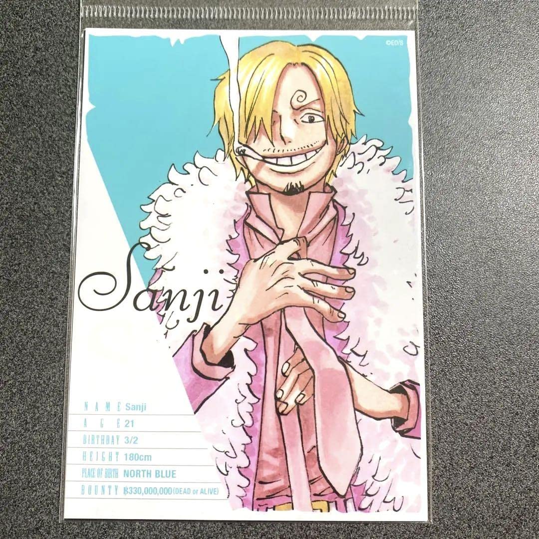 Amazon.co.jp: ONEPIECE ワンピース 麦わらストア サンジ ブロマイド3