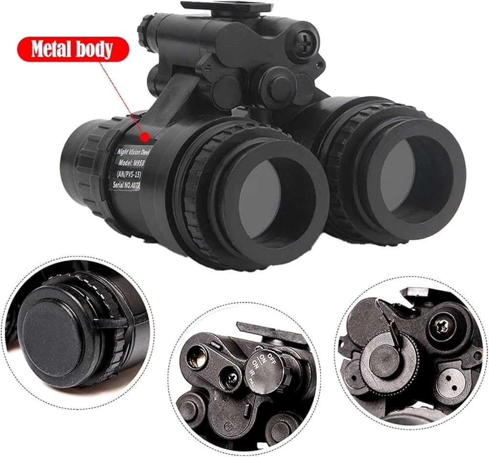 Amazon.co.jp: [MYOURY] 暗視ゴーグル 戦術アップデートバージョン双眼