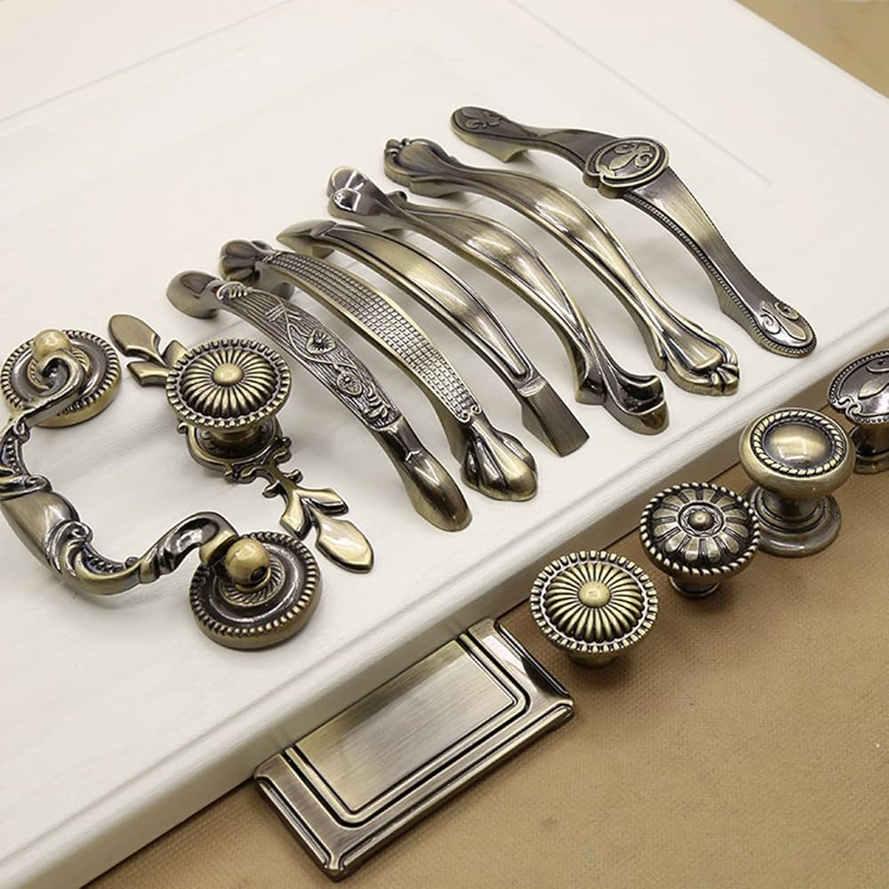 Amazon | 取っ手 アンティーク調 引き出し つまみ キャビネット 戸棚