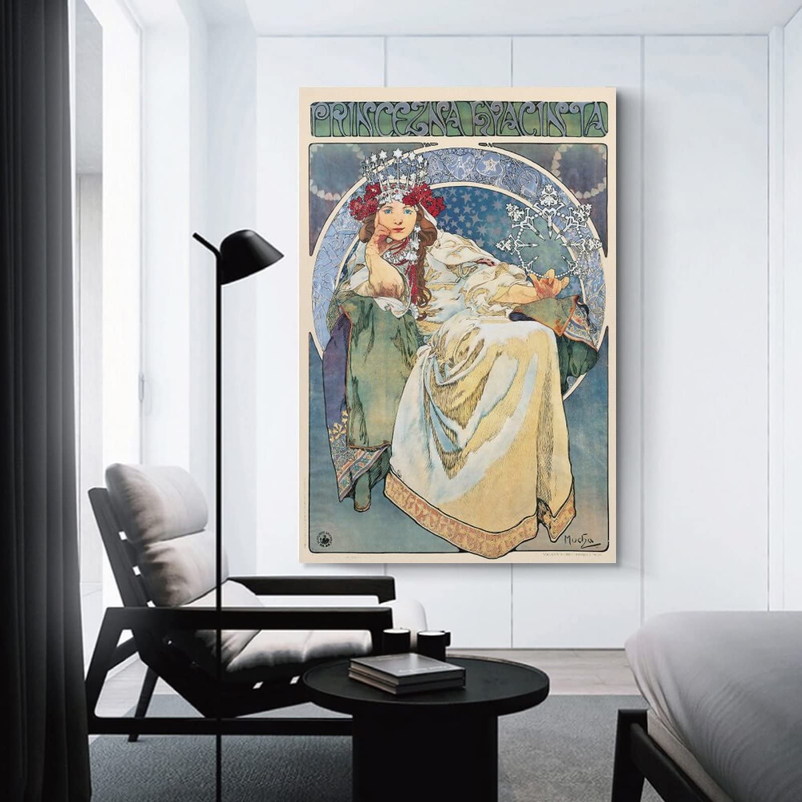 Amazon.co.jp: Alphonse Mucha アルフォンス・ミュシャ 《ヒヤシンス姫