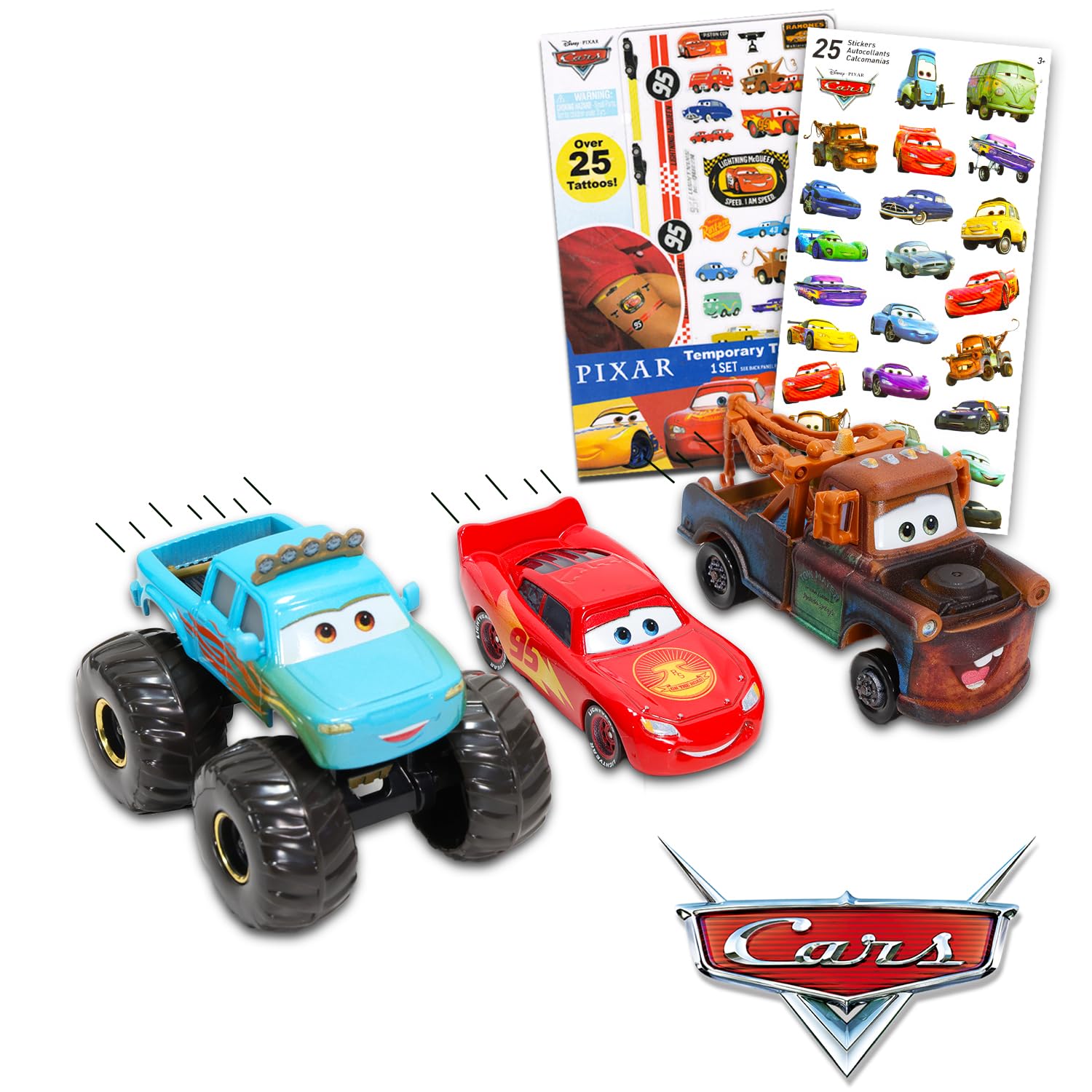 Amazon.co.jp: Disney Cars Toys 3個セット - Pixar Carsのおもちゃの
