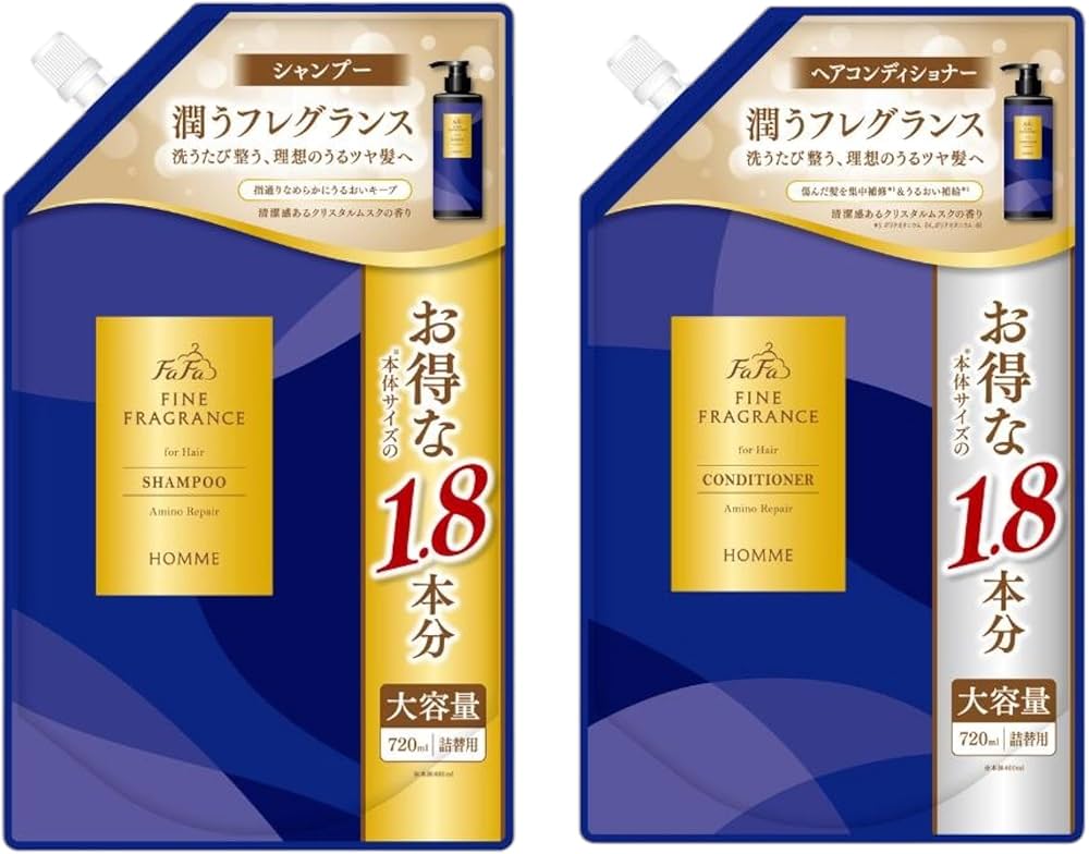 Amazon | ファーファ ファインフレグランス オム シャンプー