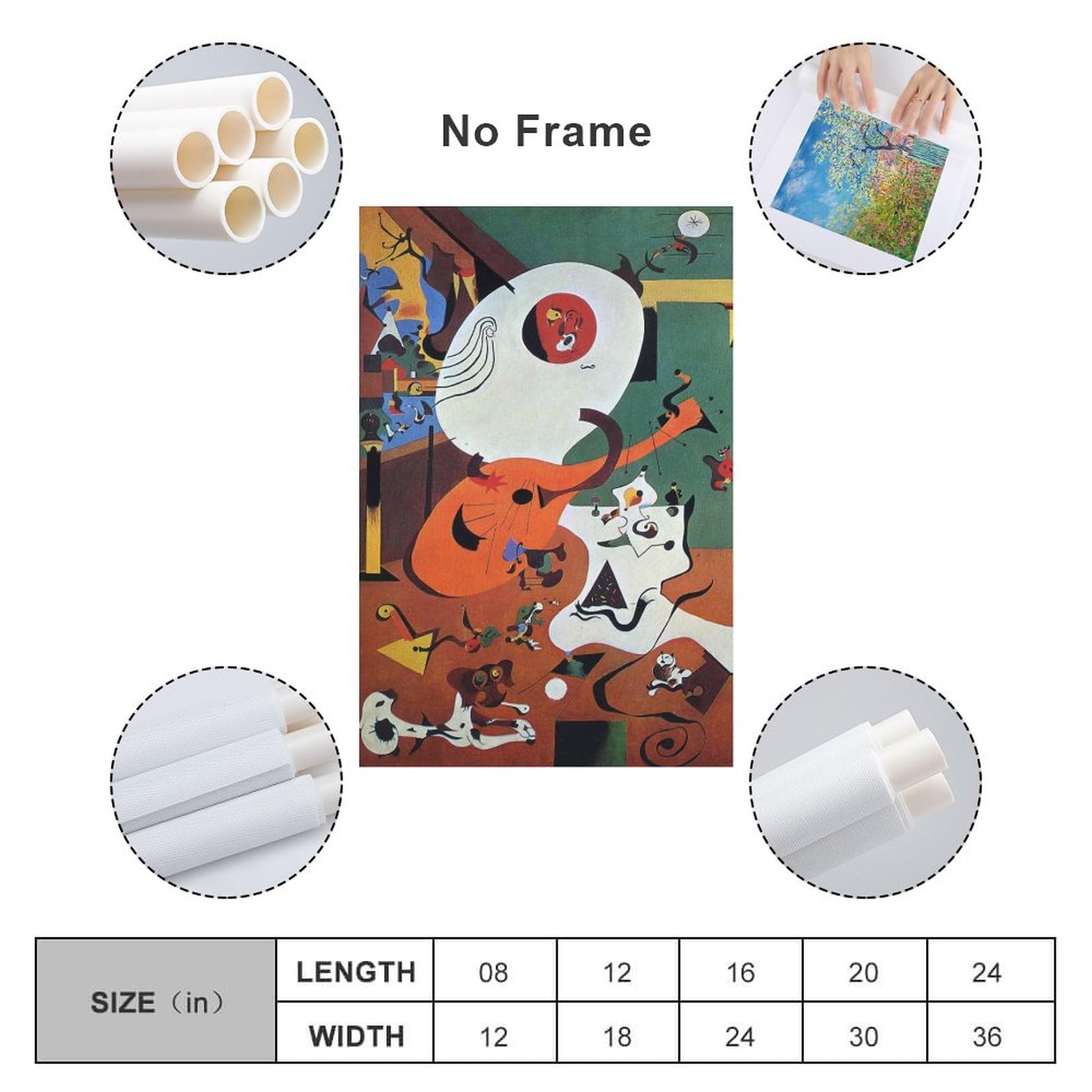 Amazon.co.jp: Joan Miroジョアンミロ《オランダの室内》ポスター