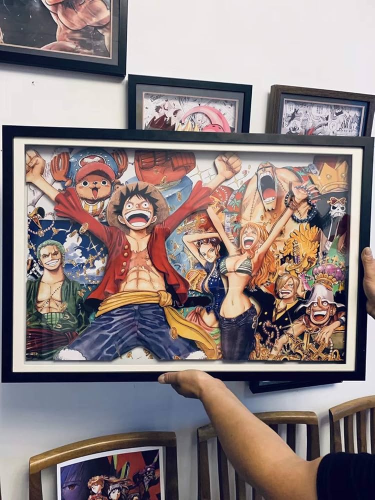 Amazon.co.jp: AooCare ONE PIECE ワンピース 画 周辺 グッズ 立体絵