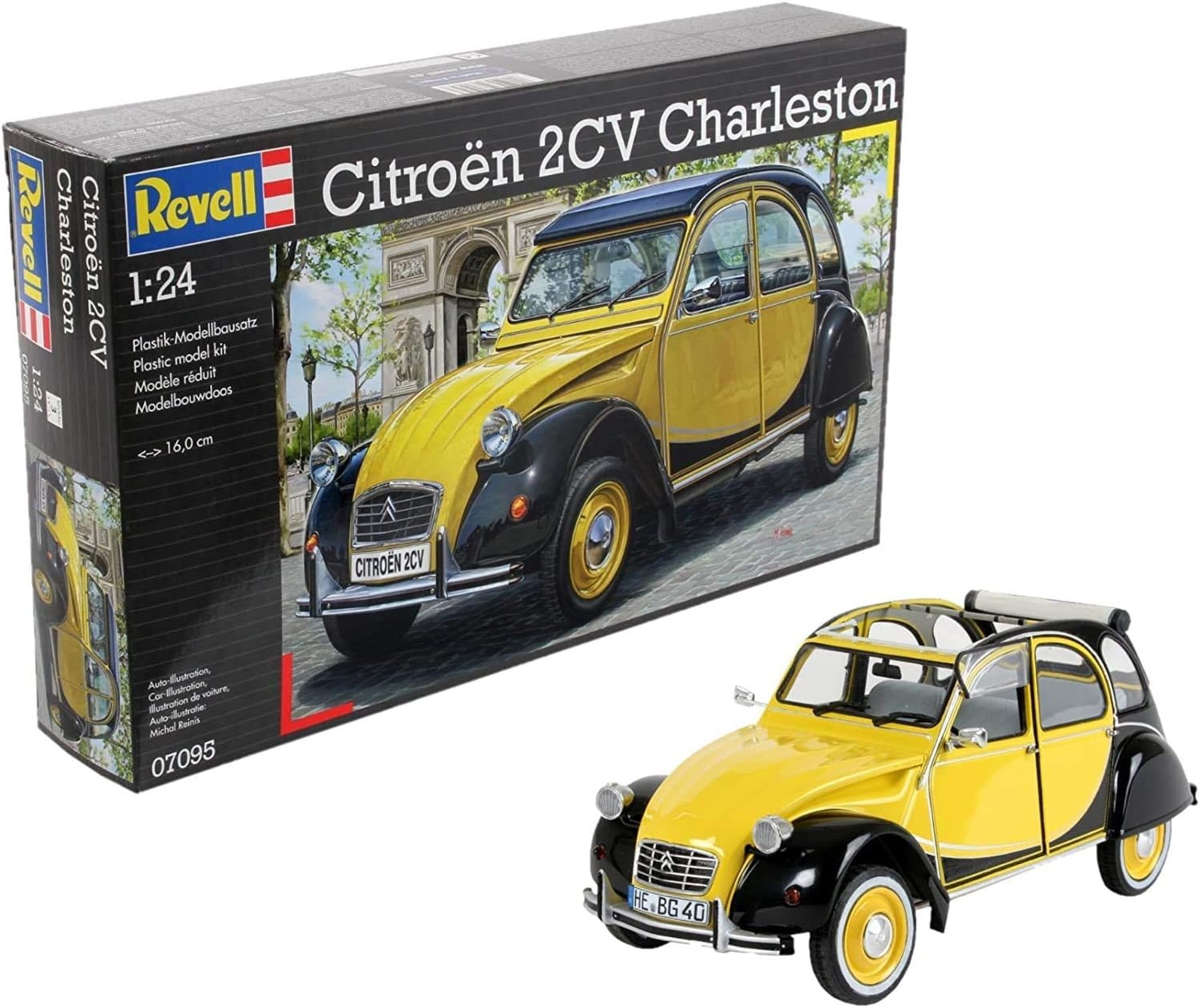 Amazon.co.jp: ドイツレベル(Revell) 1/24 シトロエン2CV プラモデル
