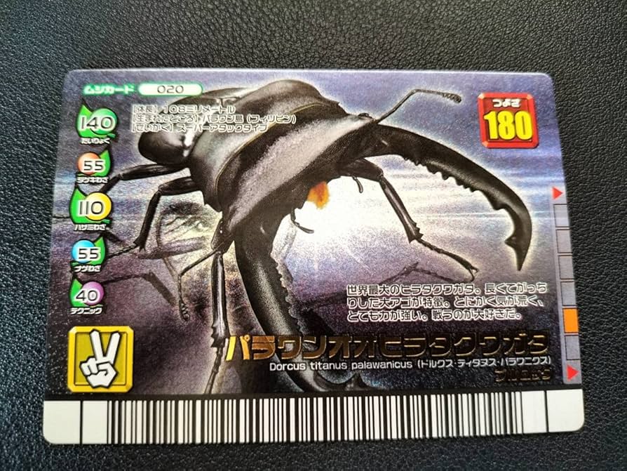 Amazon.co.jp: 甲虫王者 ムシキング パラワンオオヒラタクワガタ