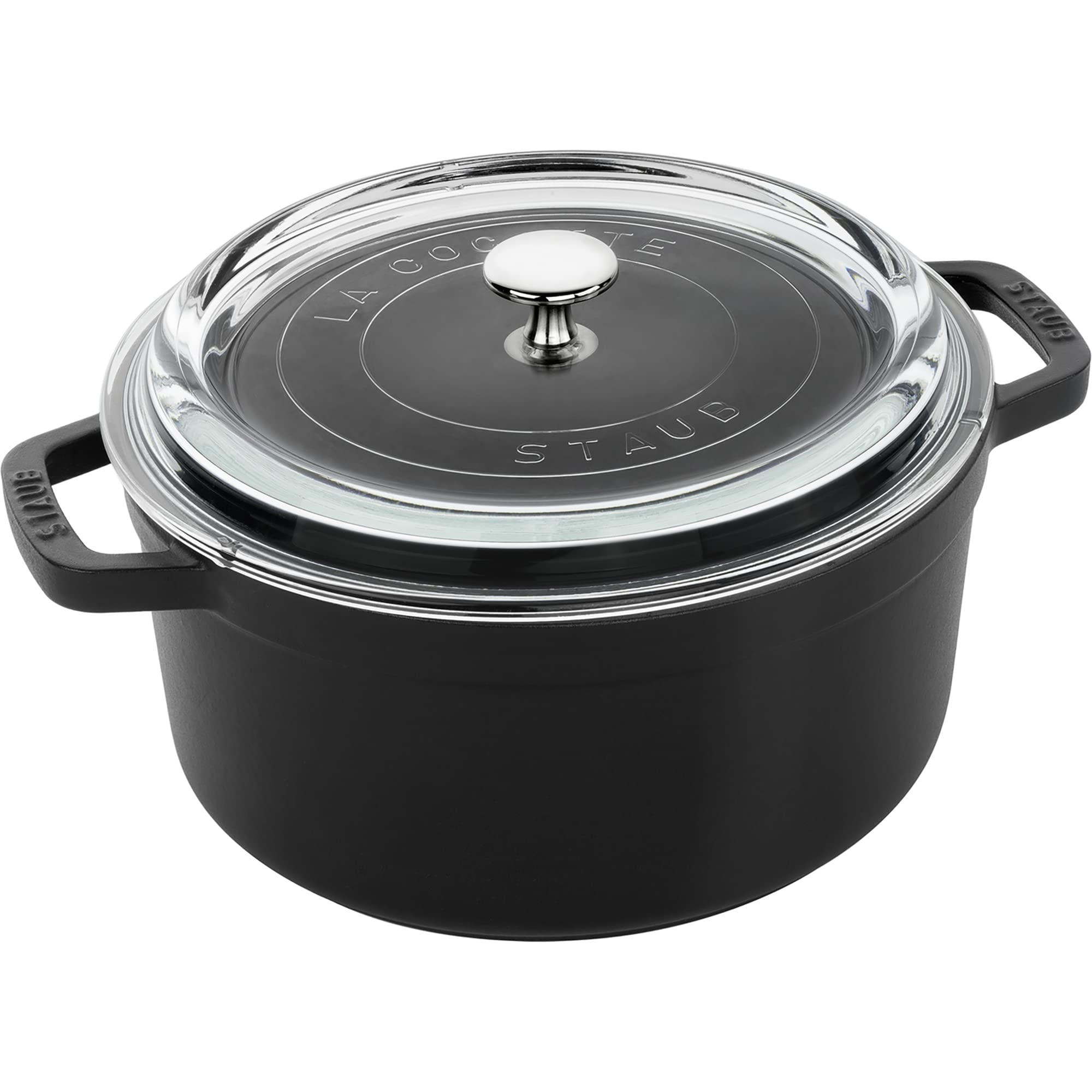 Amazon.com: STAUB Cast Iron Dutch Oven 4-qt Round Cocotte with