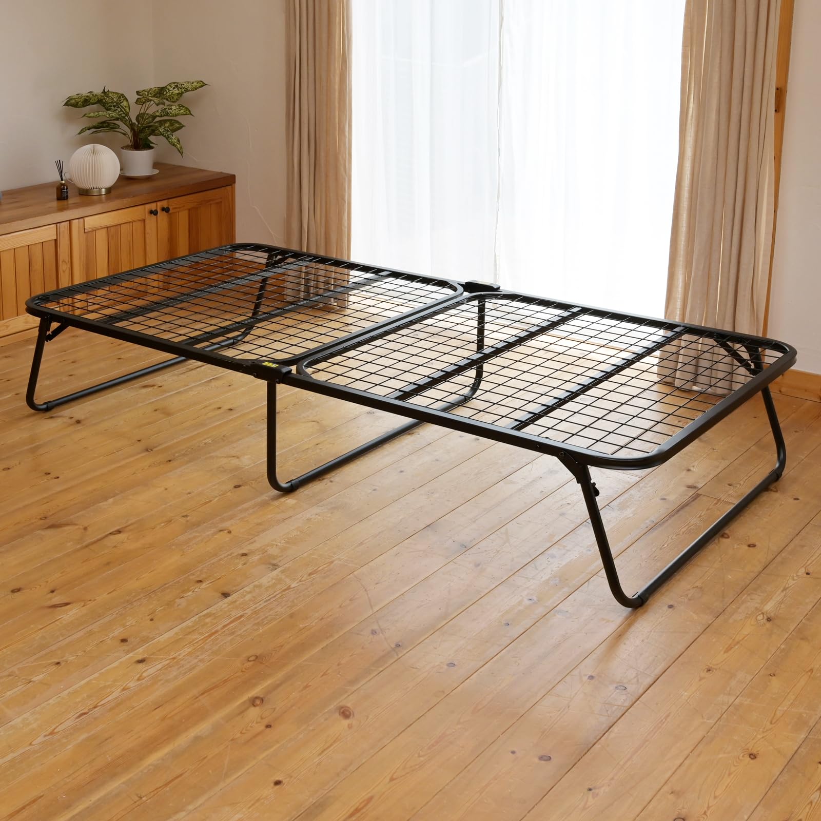 Amazon｜山善(YAMAZEN) ベッド 折り畳みベッド 【完成品】シングル 耐