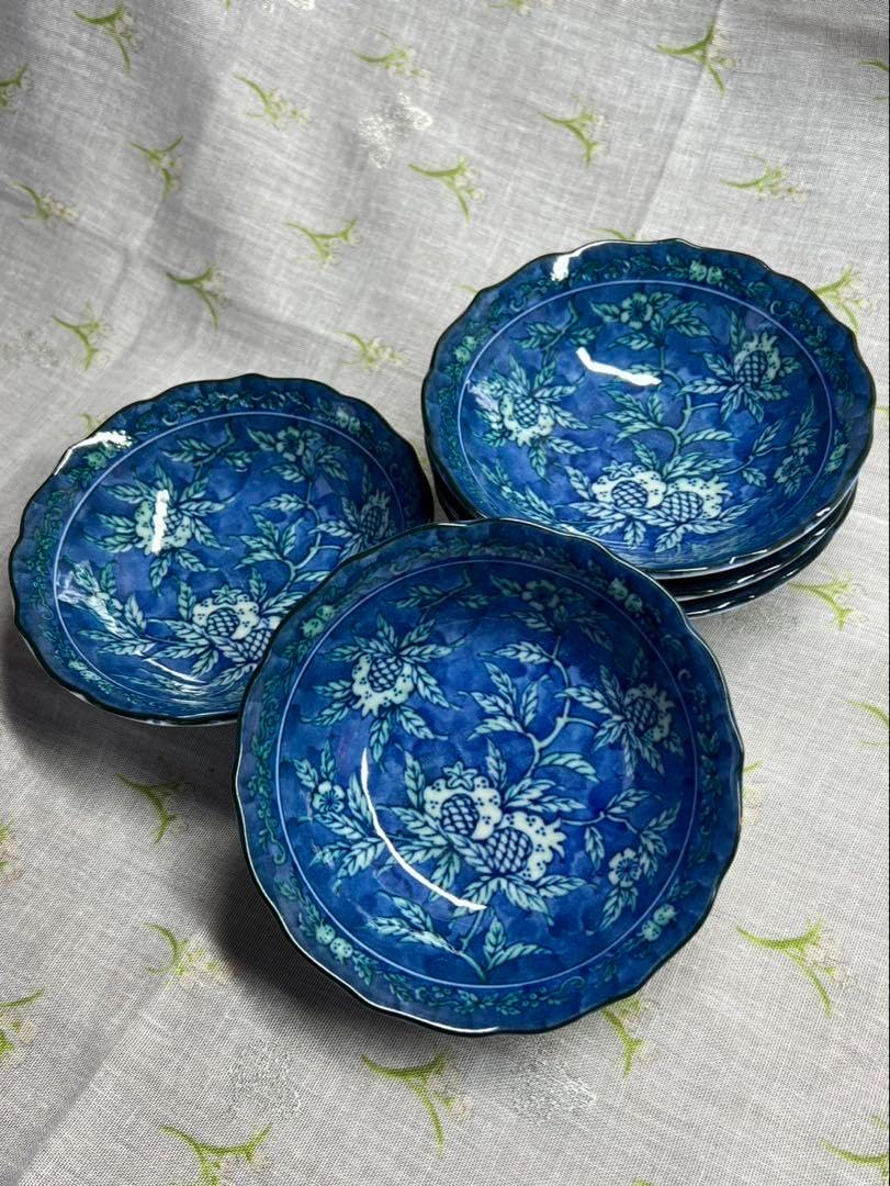 坂田甚内作 灰陶 鉢 葉紋 送料込み250611 坂田甚内作 灰陶 鉢 葉紋