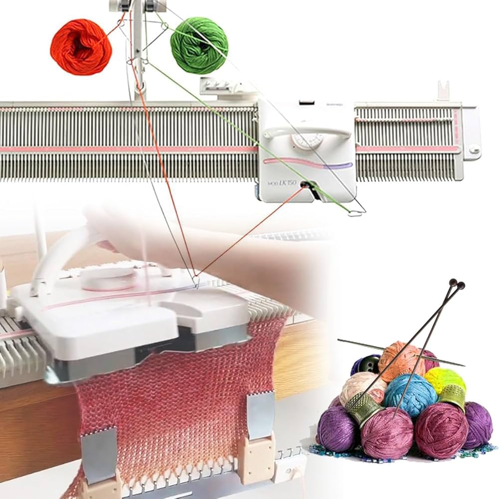 Amazon.co.jp: 編み機 - 6.5mm ミッドゲージ、150 ステッチ
