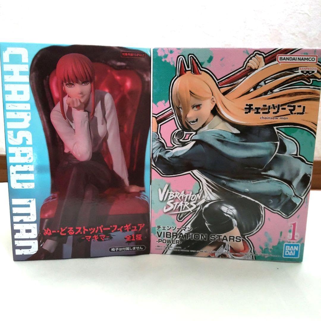 Amazon.co.jp: チェンソーマン マキマパワー フィギュアセット : おもちゃ