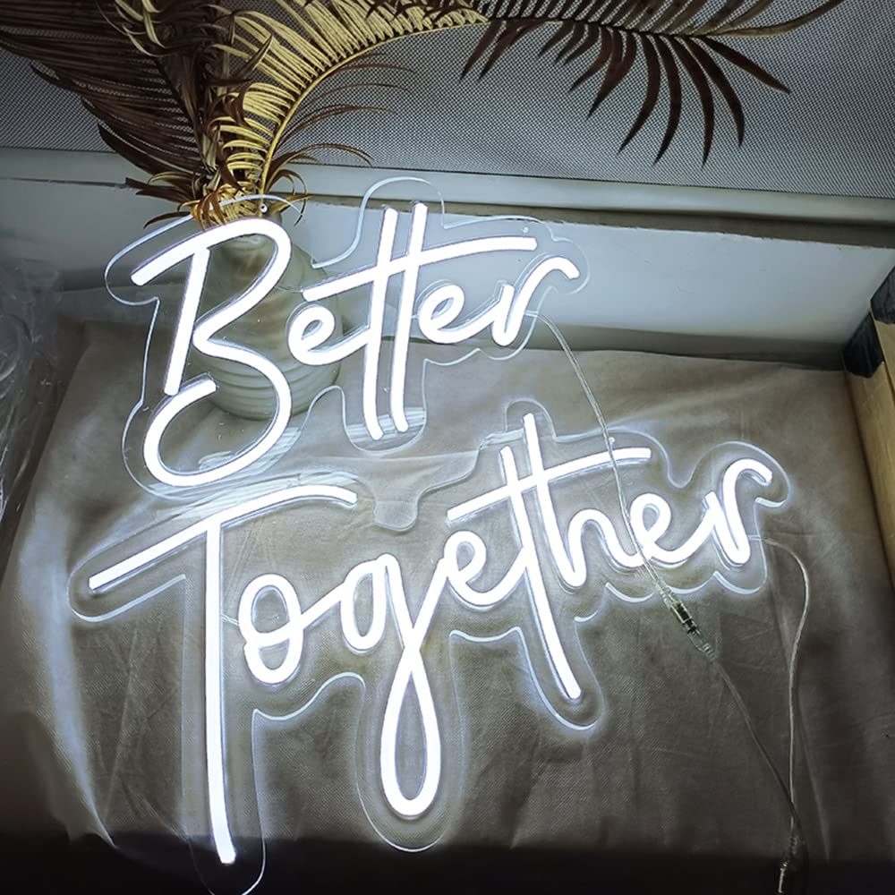Amazon | Better Together ネオンサイン、結婚披露宴の装飾ライト