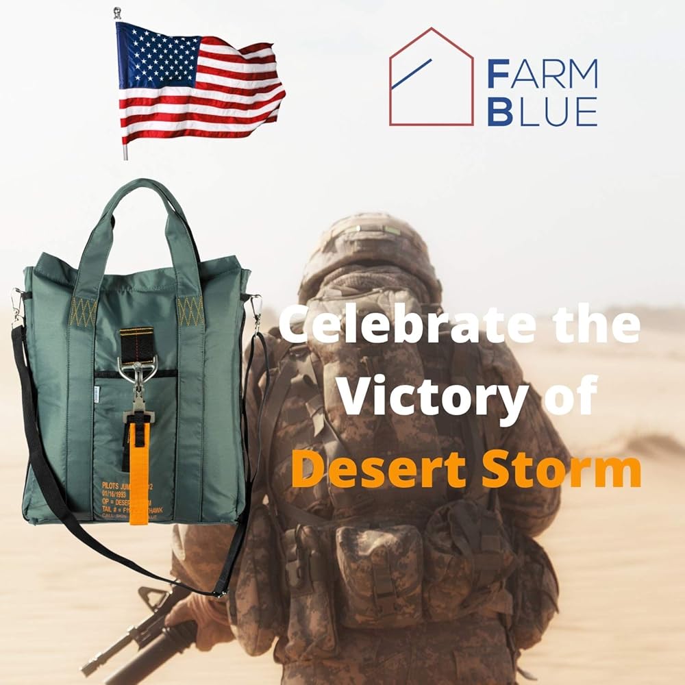 Amazon | ファームブルー タクティカル フライトバッグ – アビエイター