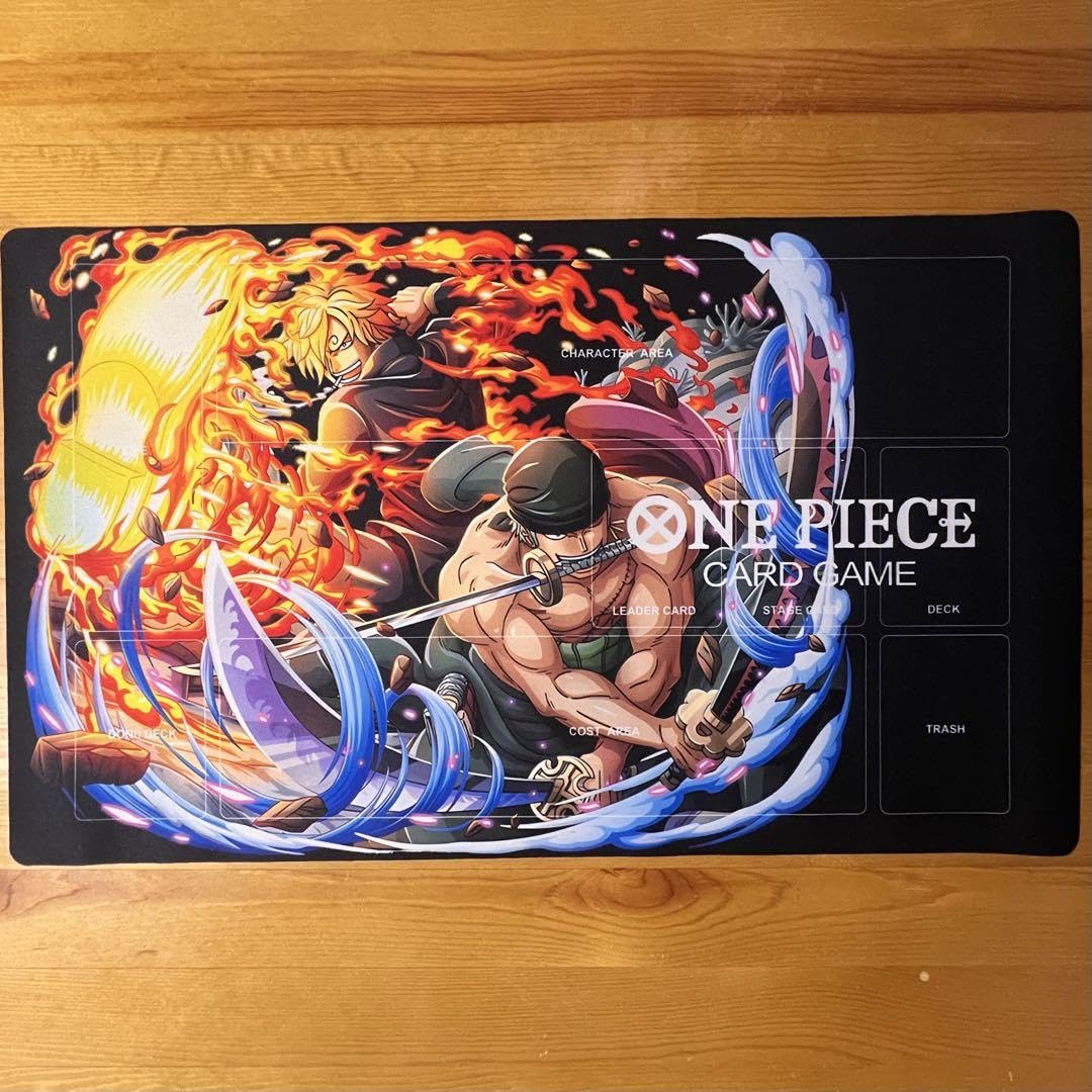 Amazon.co.jp: ワンピースカードプレイマット ゾロ＆サンジ : おもちゃ