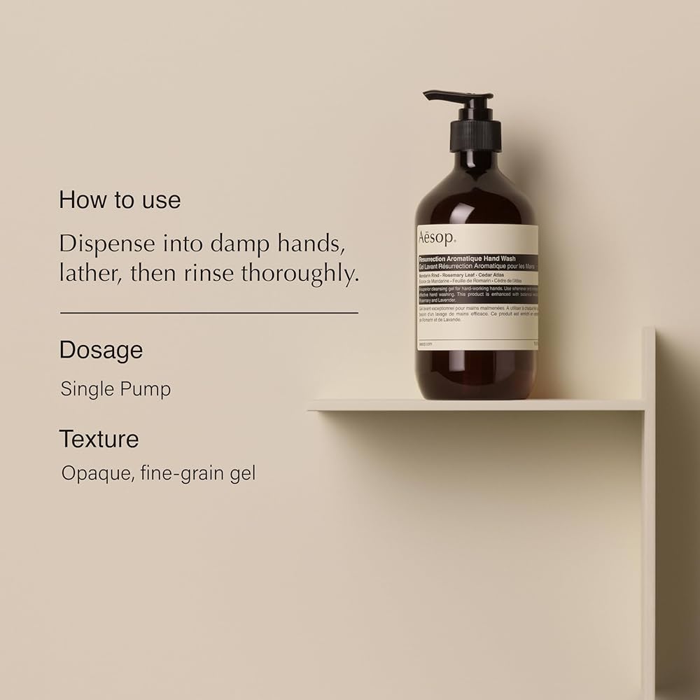 Amazon.com : Aesop Hand + Body Wash Set | Resurrection Hand Wash +