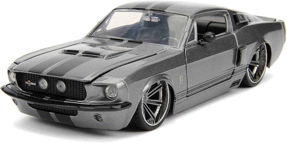 1967 Shelby Gt-500 Die Cast Metal 1:24 Scale Car : Amazon.com.tr
