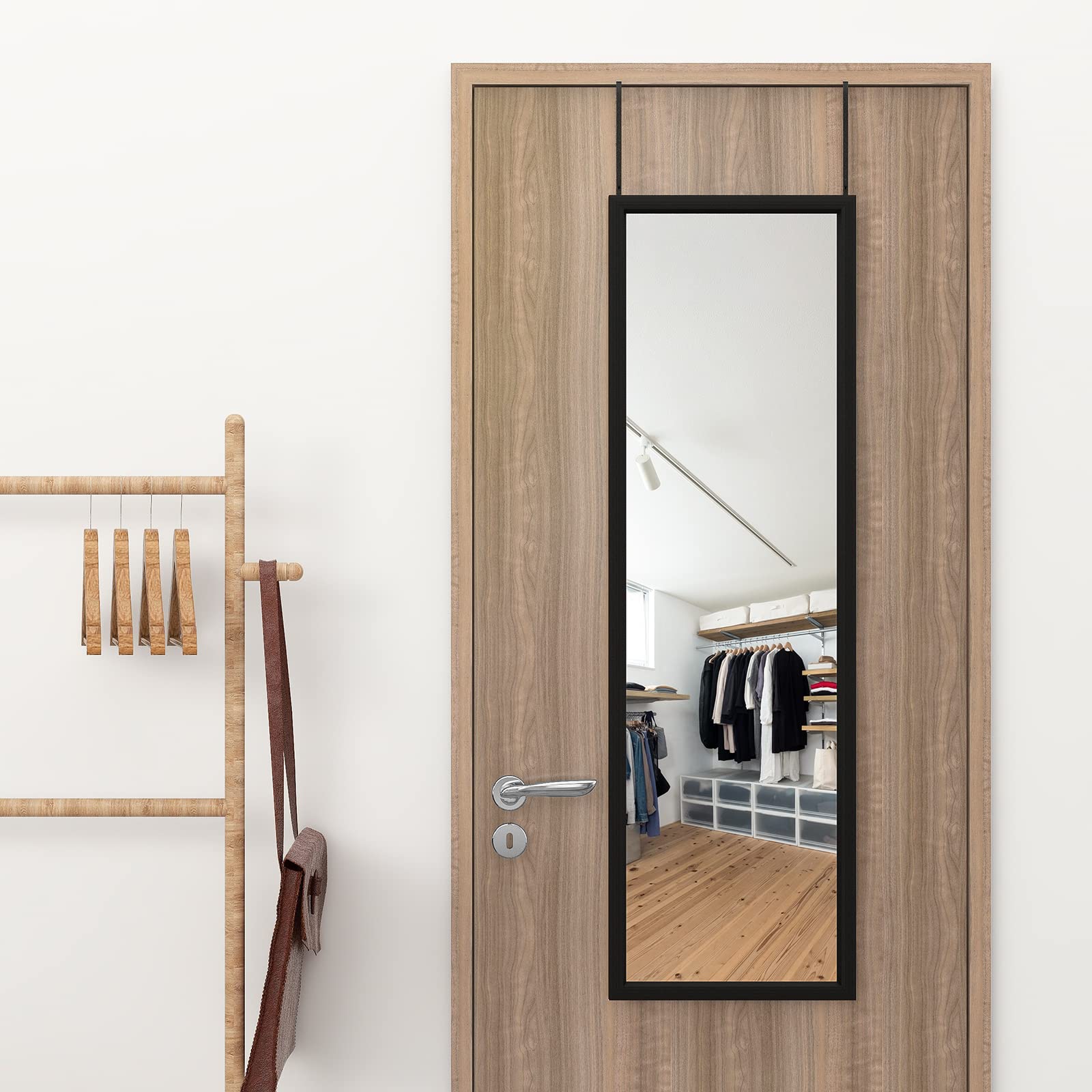 Amazon.co.jp: MiraHope 全身鏡 ドア掛けミラー 全身ミラー 姿見