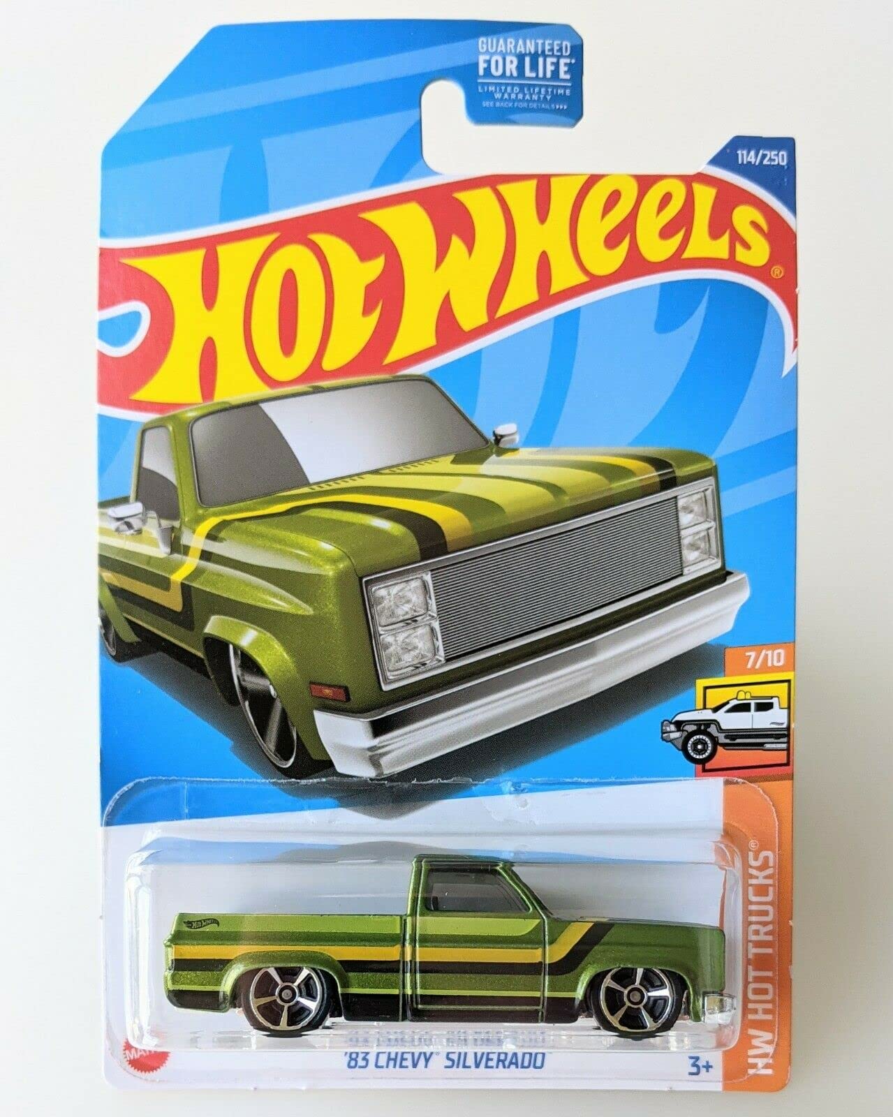 Amazon.com: Hot Wheels - '83 Chevy Silverado - HW Hot Trucks 7/10