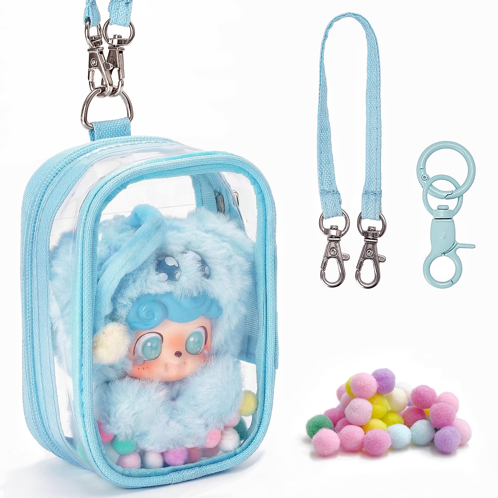 Amazon | ぬいぐるみポーチ【360°推しが見える】推し活バッグ 推 し