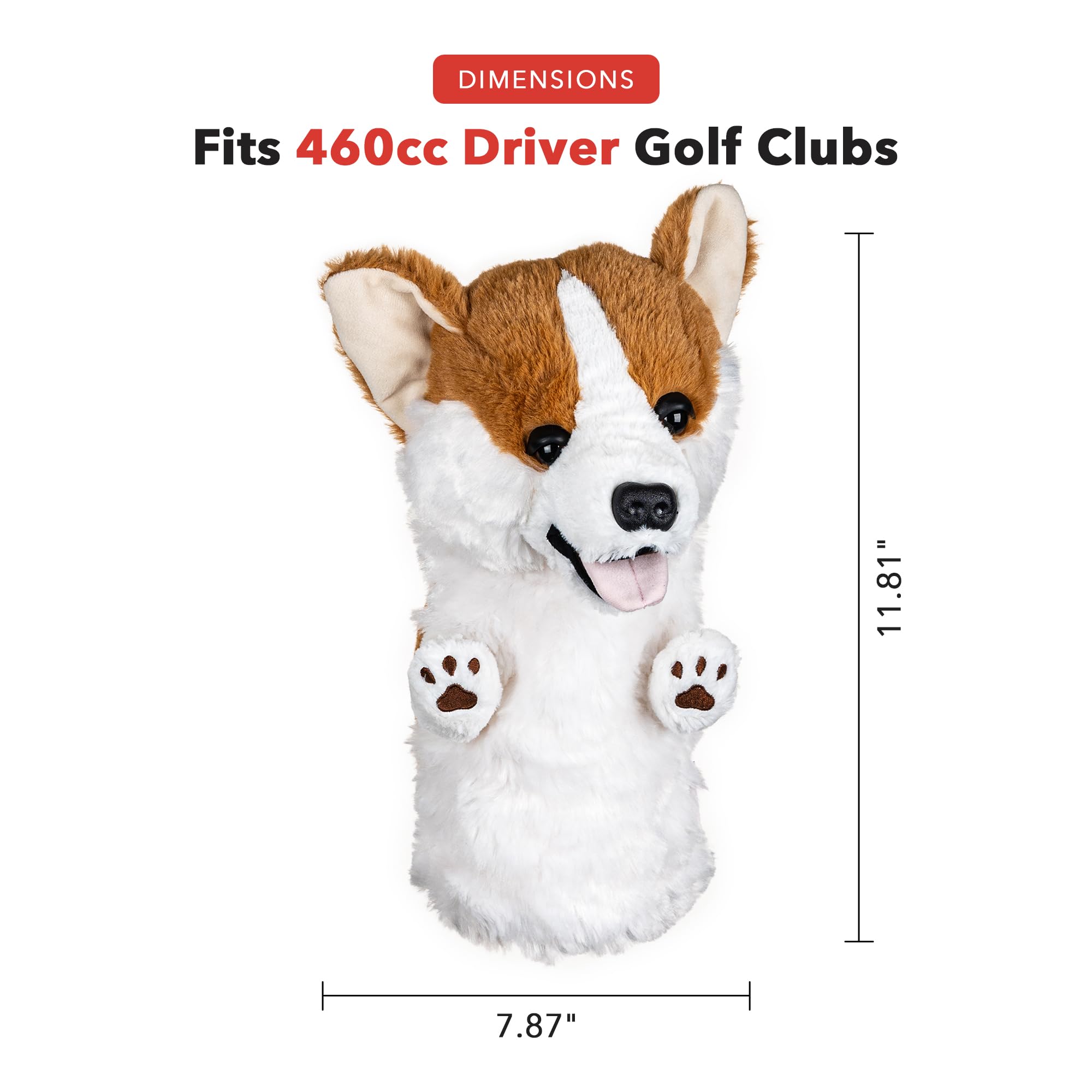 Amazon.co.jp: (NA, Brown) - Daphne's Corgi Novelty Golf Driver