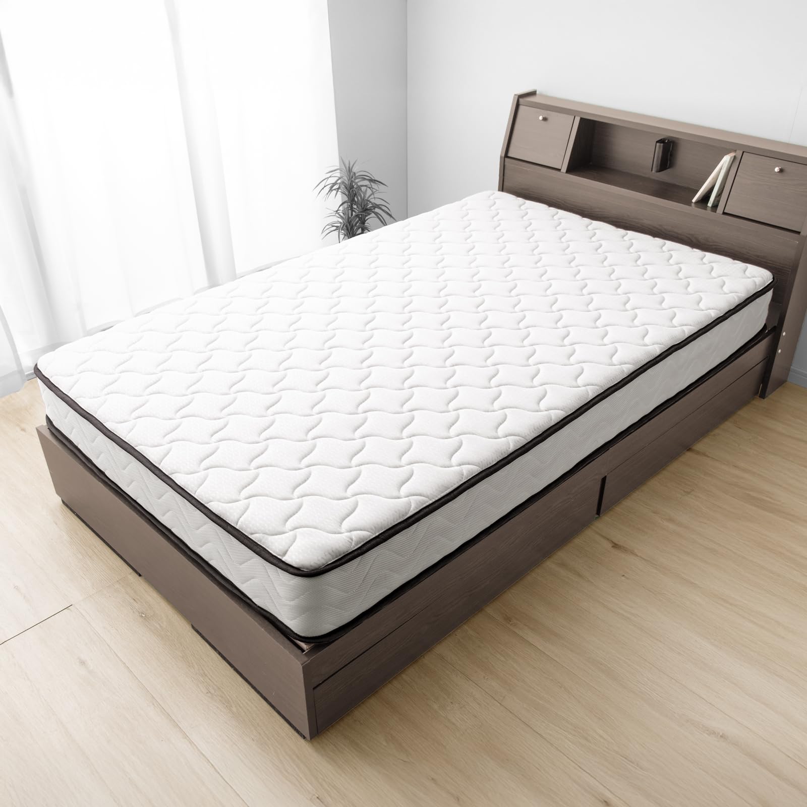 Amazon.co.jp: タンスのゲン マットレス シングル 極厚22cm 線径2.3mm