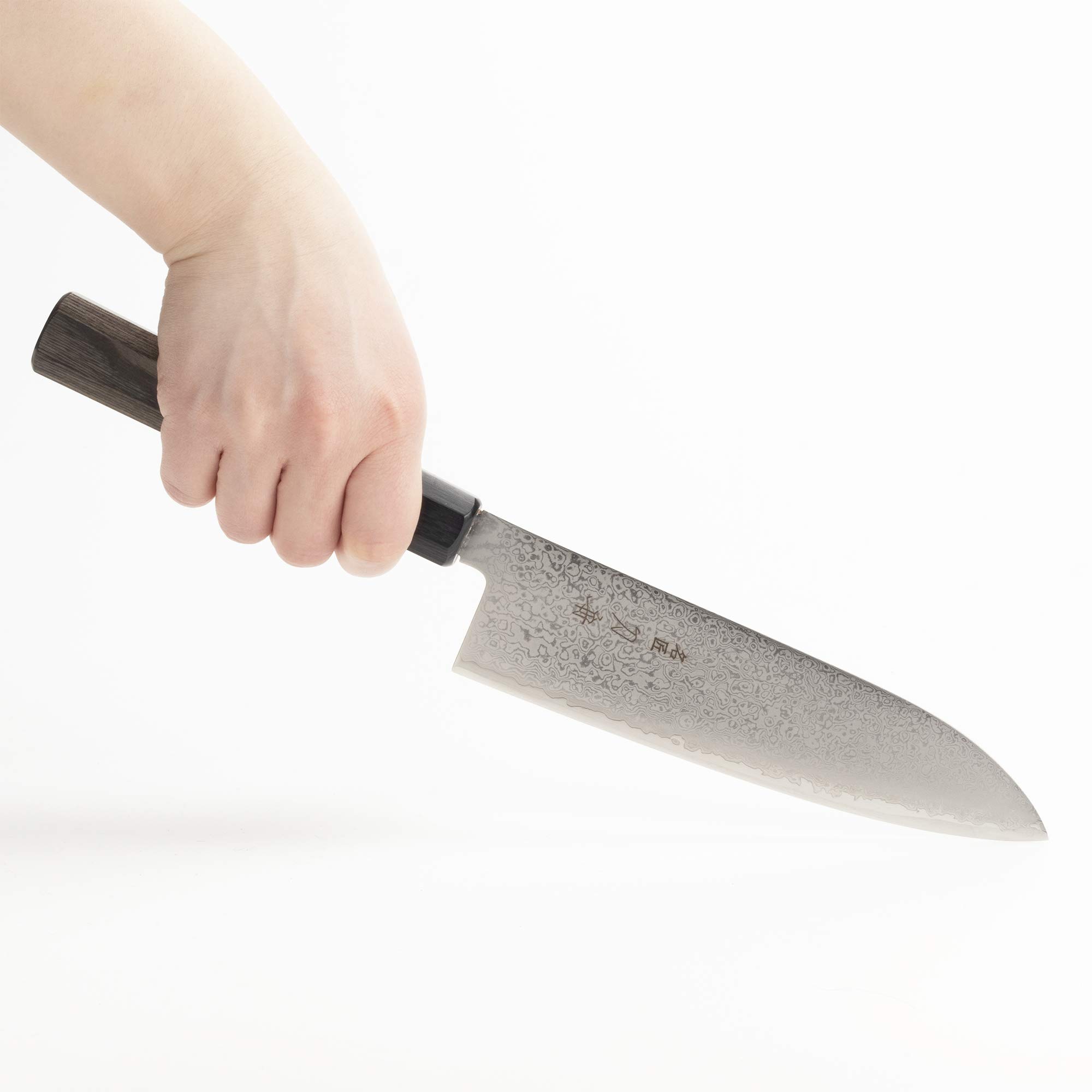 Amazon｜刀舟技研 包丁 ダマスカス 鋼 和三徳 包丁 180mm 「 刀舟