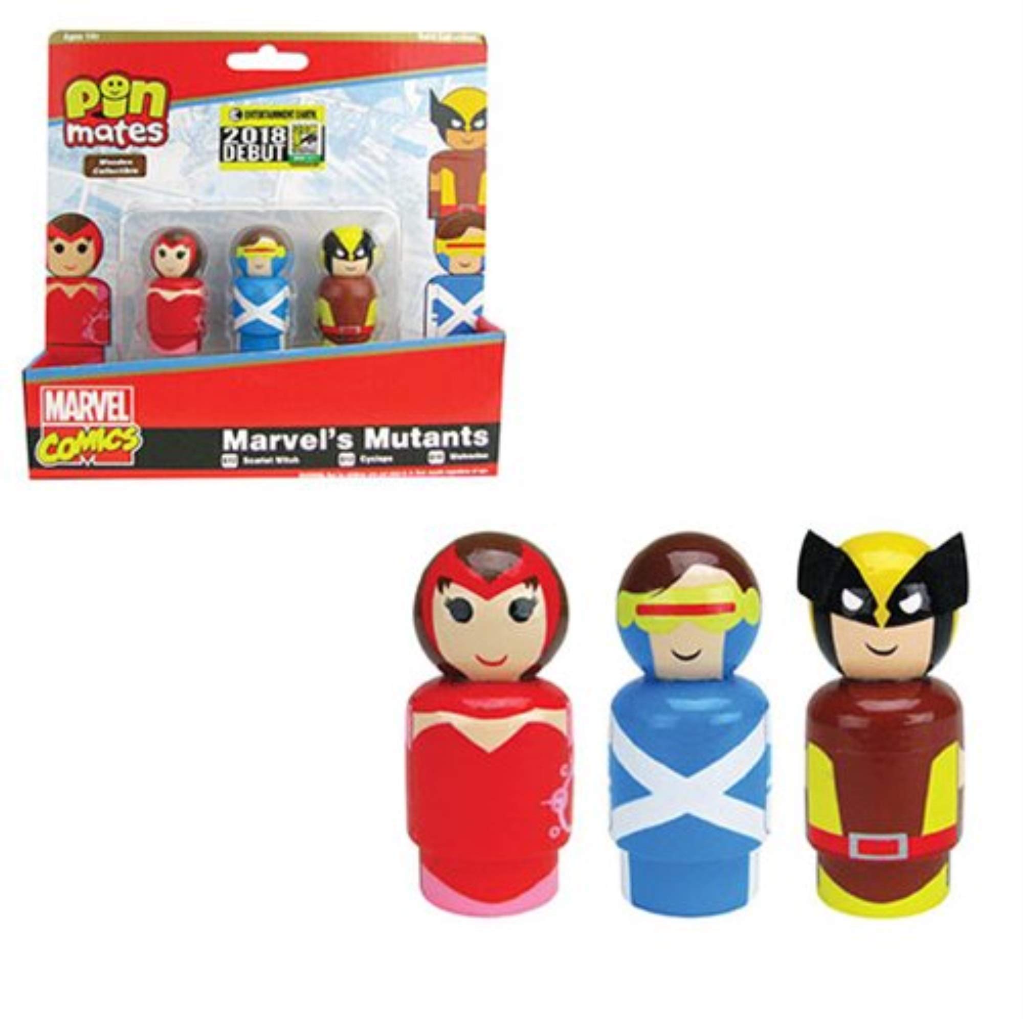 Amazon.com: Entertainment Earth Marvel's Mutants Pin Mates Set of