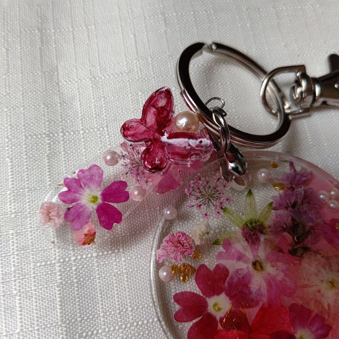 No.3049☆ハンドメイド☆ハロウィン♡フラワーレジンバッグチャーム No